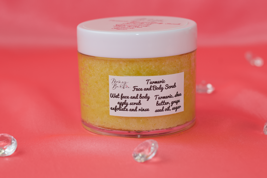 2oz Turmeric Face and Body Scrub