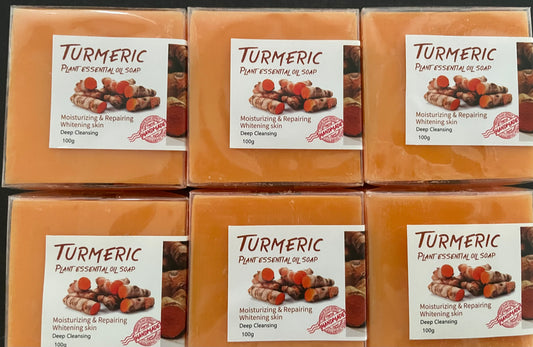 (10) Turmeric Soap Bar (they have a turmeric label no brand)