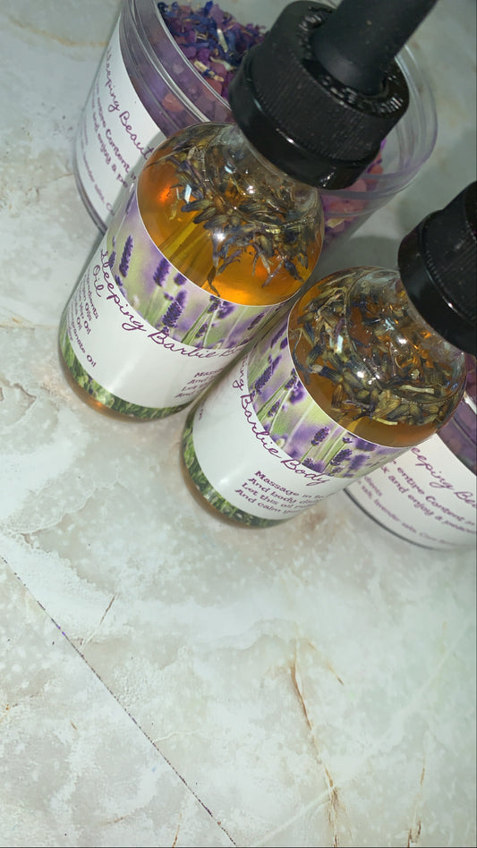2oz Sleeping Barbie face and body oil