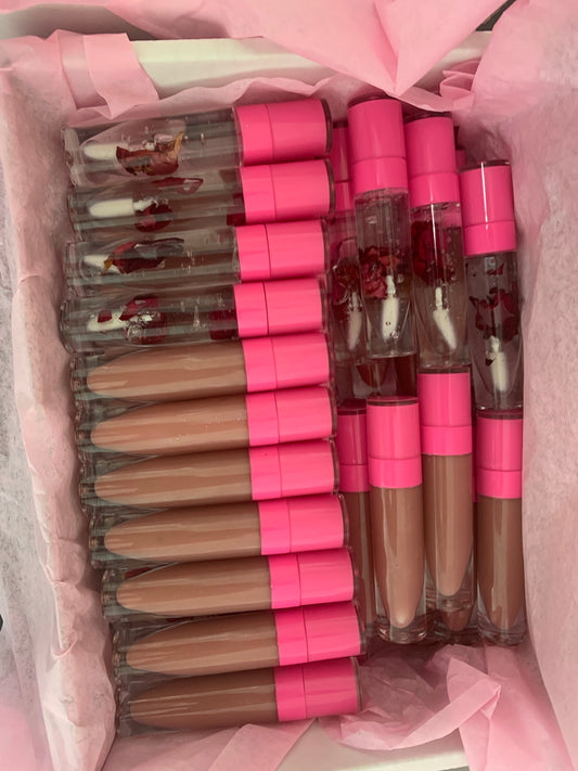 30 Mix and Match custom filled lip glosses
