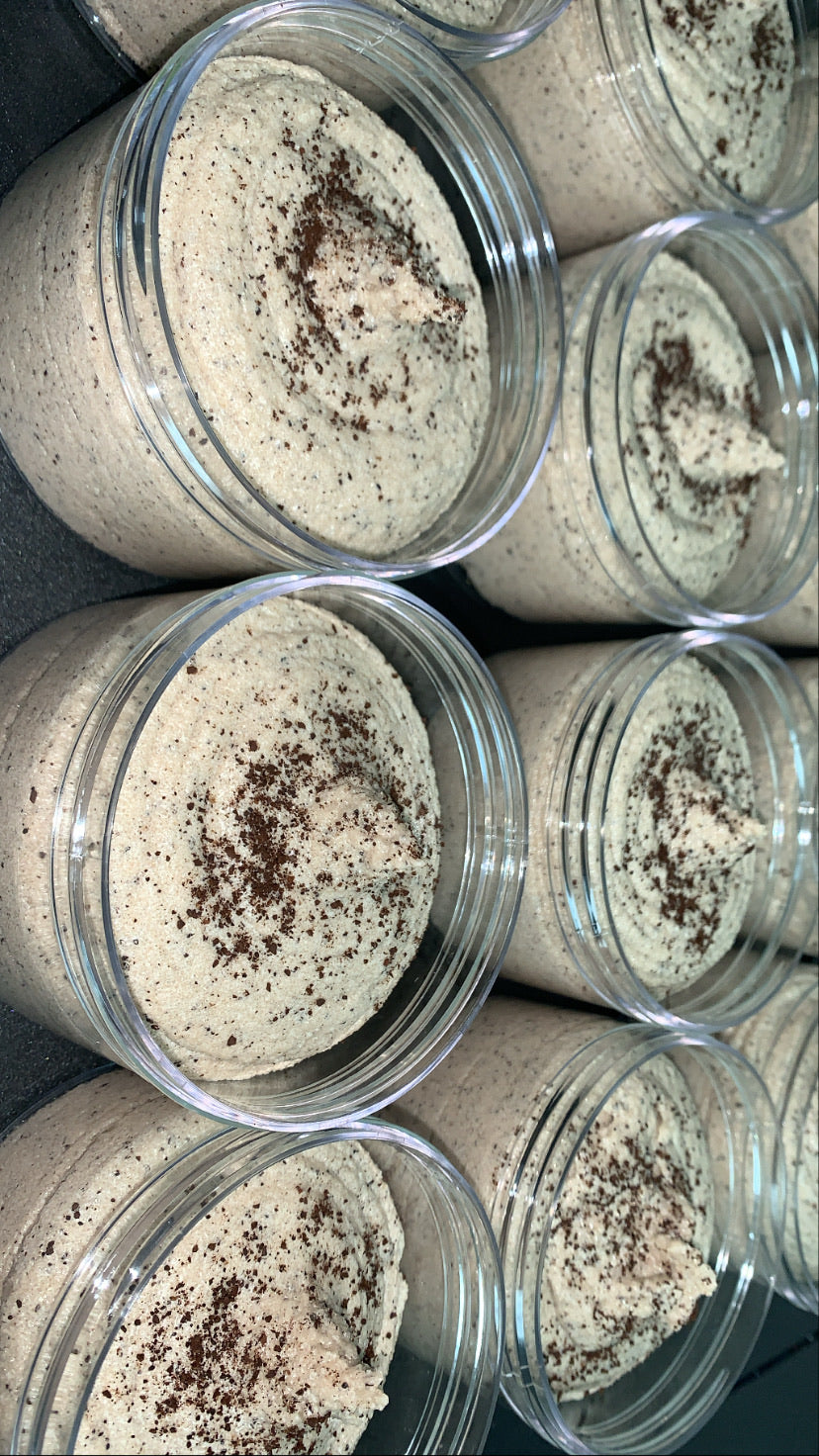 (10) 8 oz Mocha Barbie Coffee Scrub