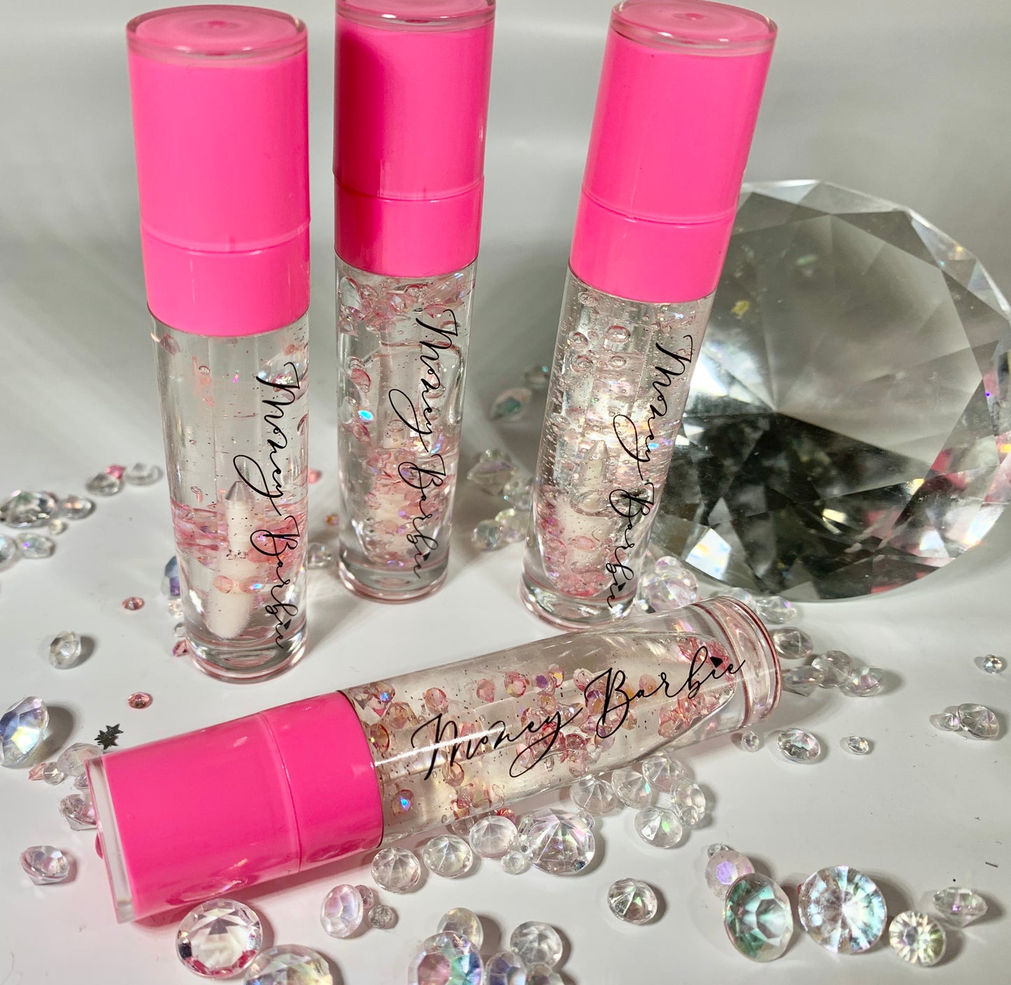 25 custom Private Label ( no label ) filled lip gloss