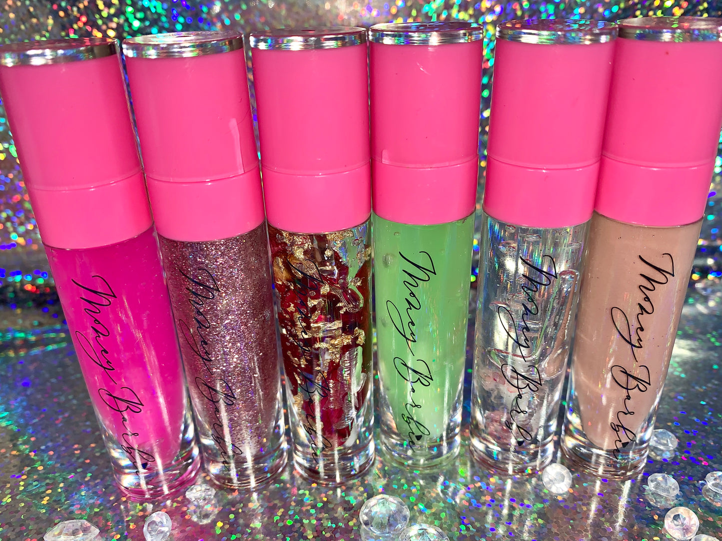25 custom Private Label  ( no label ) filled lip gloss