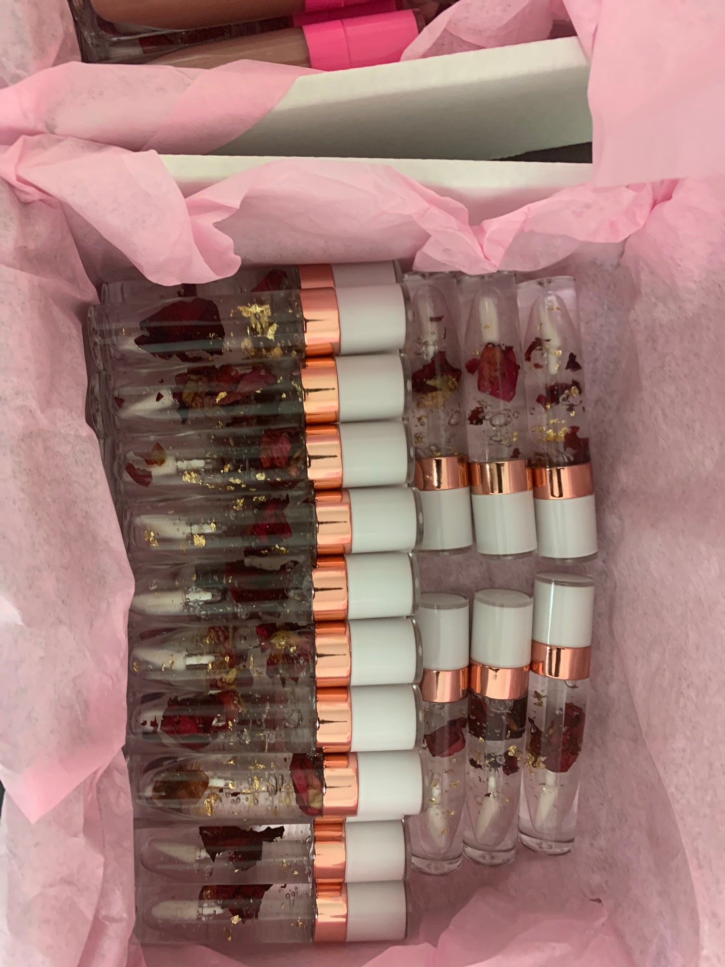 30 Mix and Match custom filled lip glosses